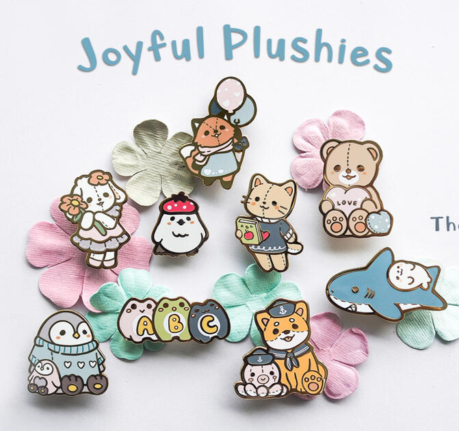 Joyful Plushies Pins