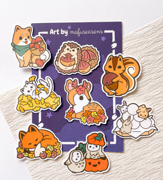 Friends of Japan Autumn Stickers
